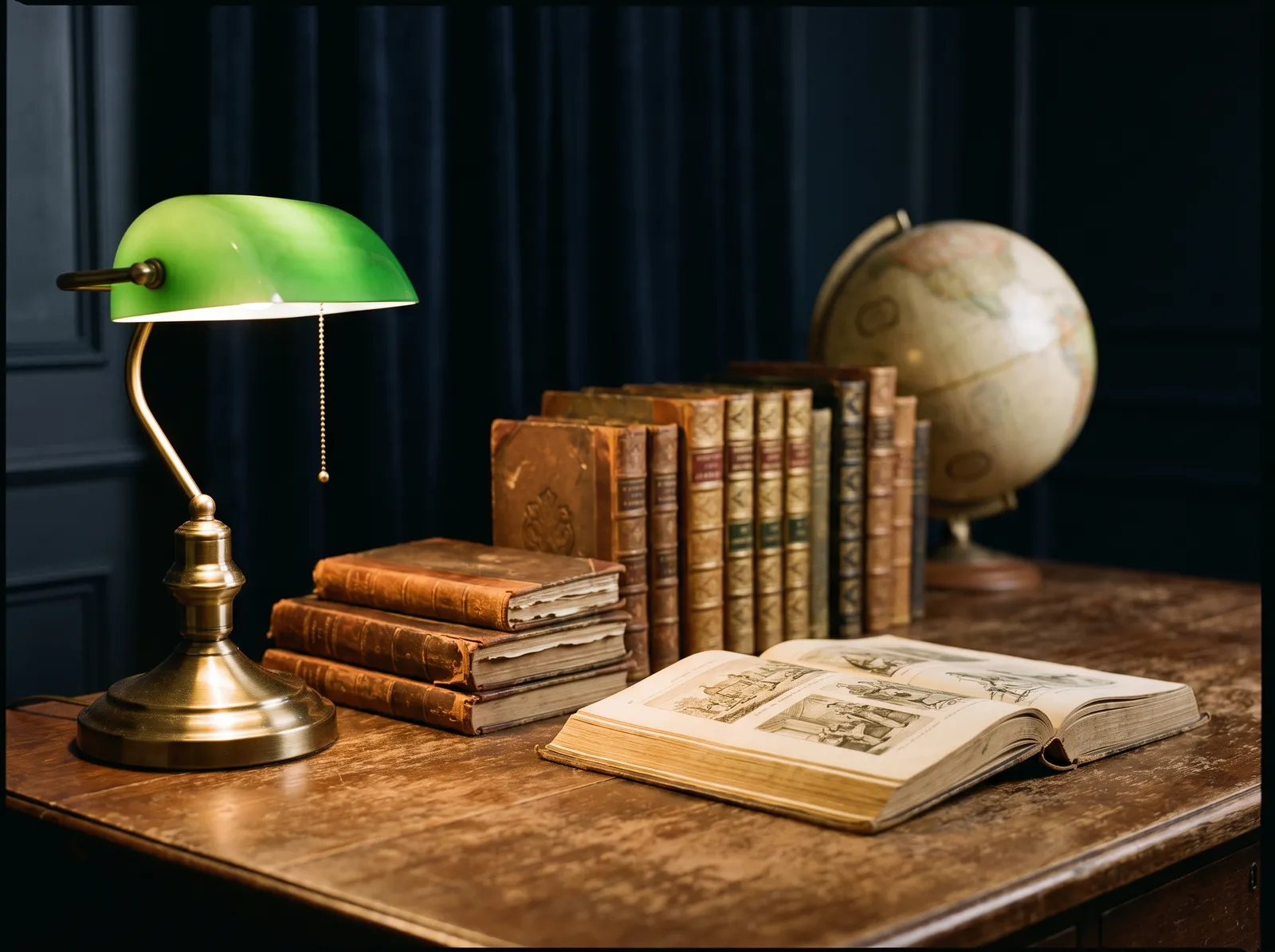 A heritage library interior, reflecting the academic tradition carried into SCITS Online's fully online classroom